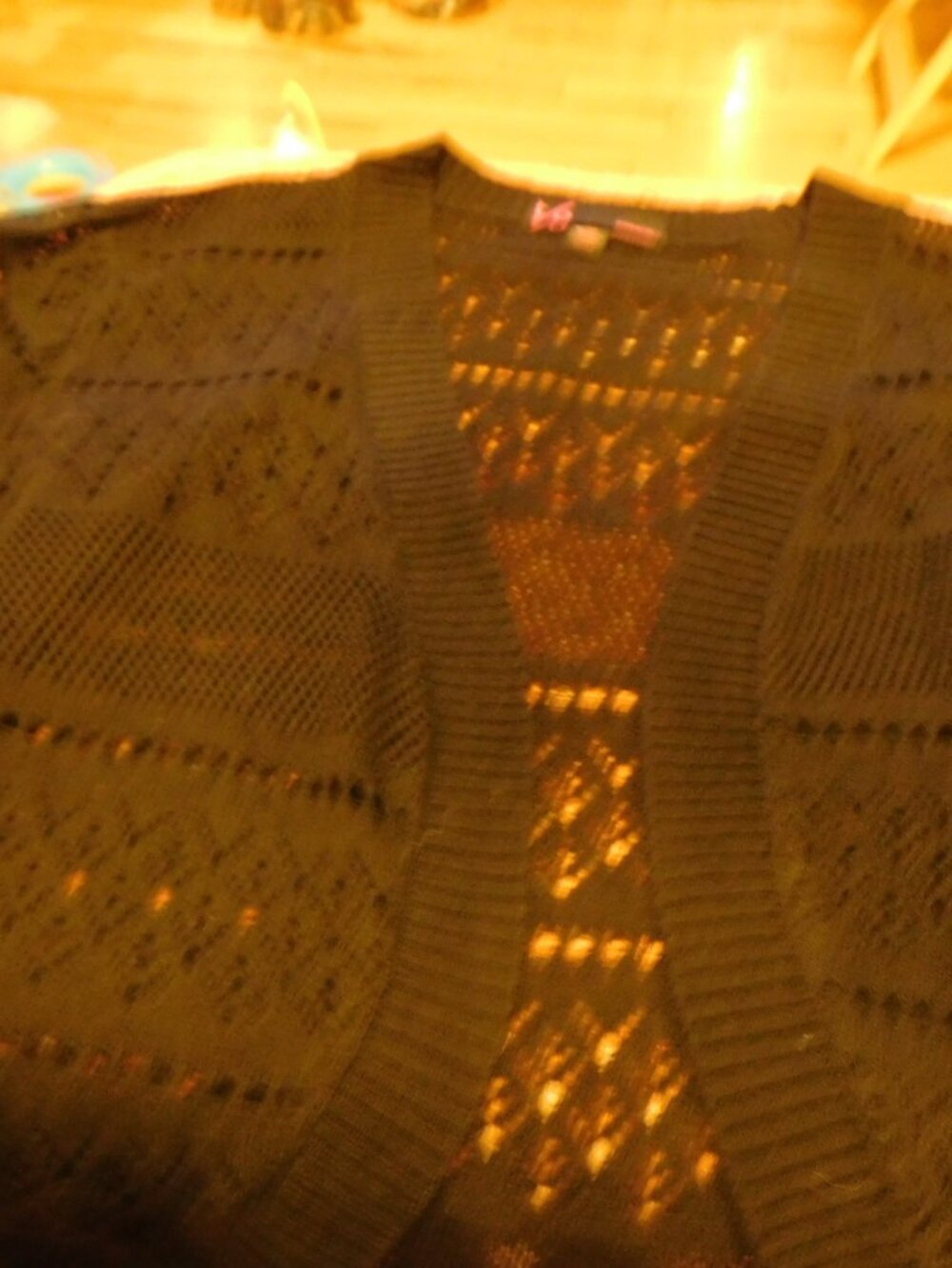 BLACK WOMEN'S SHRUG - SZ MED